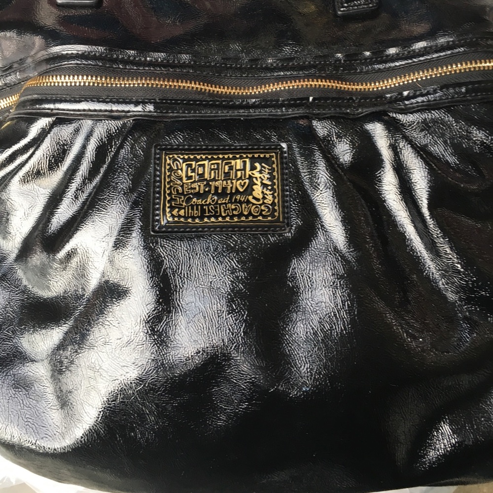 Coach black handbag